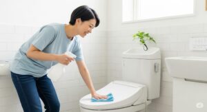 トイレ掃除をラクにする時短アイデア